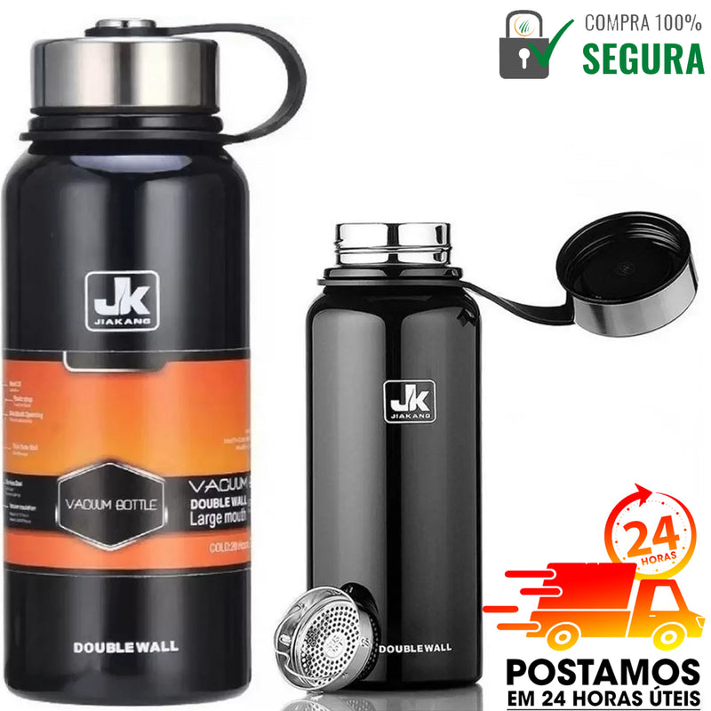 Garrafa Térmica Inox Vácuo Café Academia Quente Frio 12h-24h